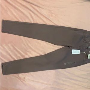 Dark purple low rise jegging